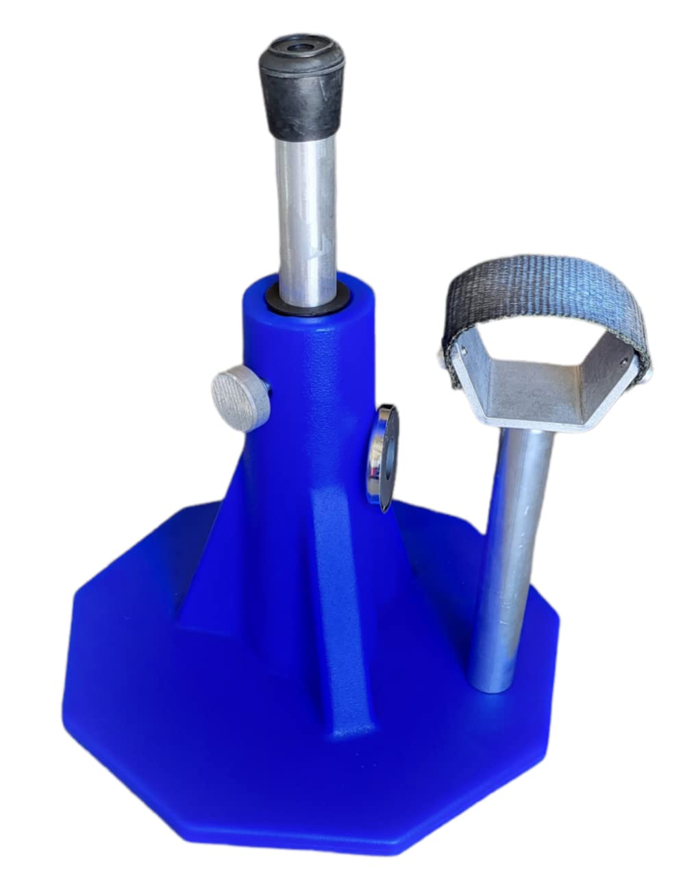 Professional Horse Hoof Holder Jack Stand - Heavy Duty Barefoot Trimmer Tool in Blue for Equine Care | Perfect for Farriers, Veterinarians & Horse Owners | Stable, Grooming & Hoof Maintenance Essential