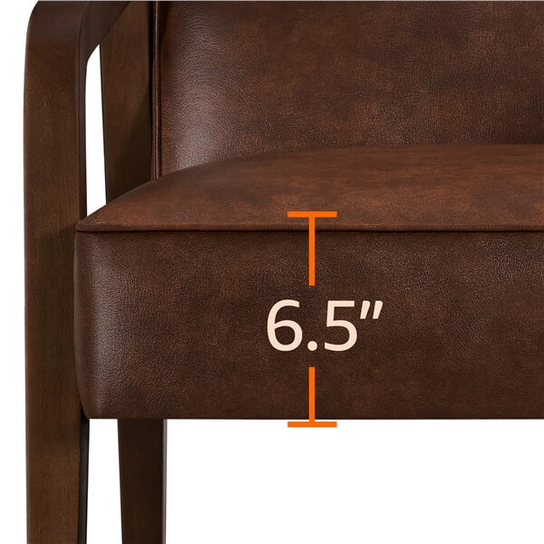 Yaheetech Mid Century Modern Upholstered Lounge Chair - Comfortable Accent Chair for Living Room, Bedroom & Office - Perfect for Relaxing, Reading & Home Decor