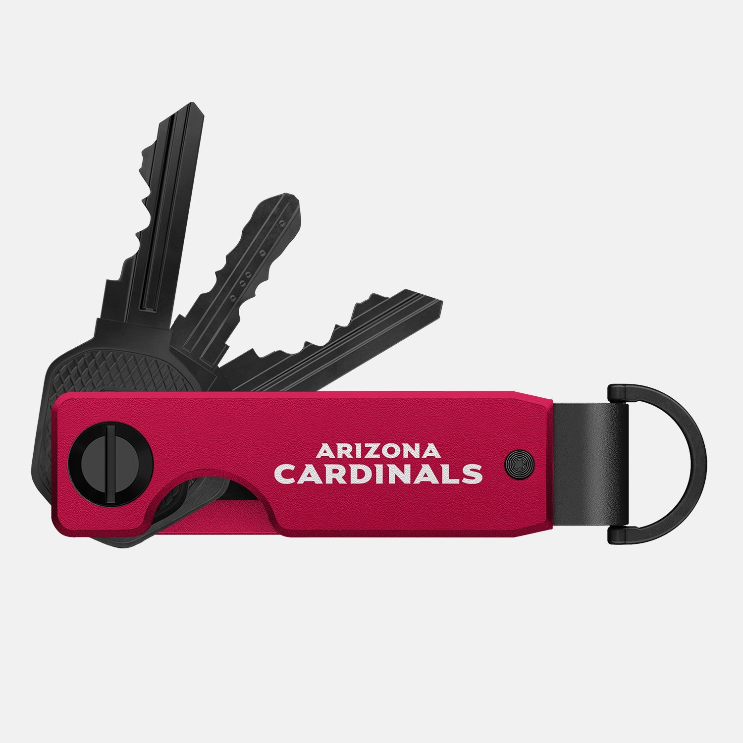 Ridge KeyCase for Arizona Cardinals - Slim RFID Blocking Key Holder with Money Clip - Perfect for NFL Fans, Travel & Everyday Carry