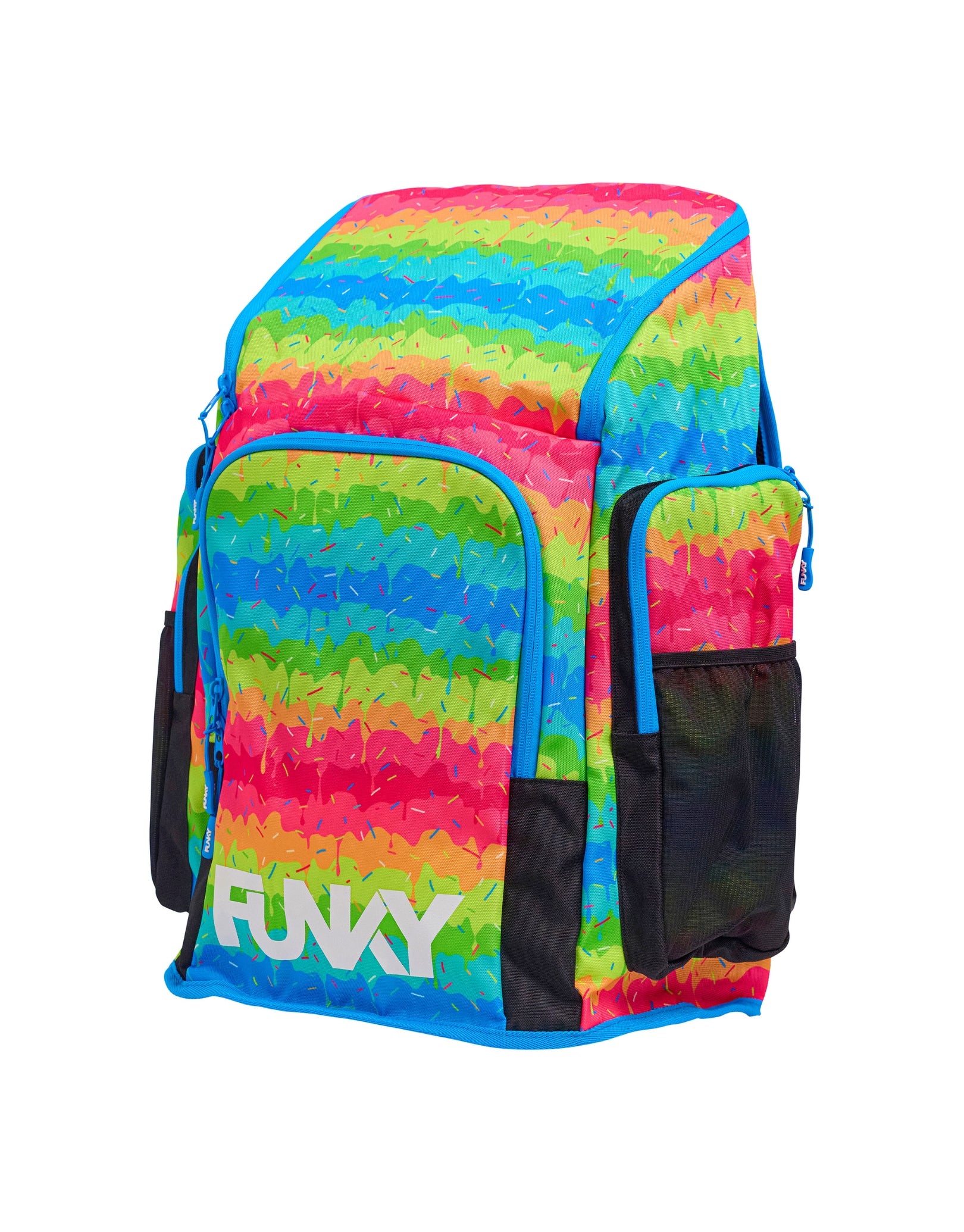 Melting Mayhem Space Case 40L Backpack - Limited Edition Waterproof Travel Backpack for Hiking, Camping & Outdoor Adventures