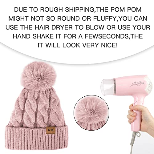 Cozy Fleece Knitted Winter Hat for Men & Women - Warm Beanie for Cold Weather - Perfect for Skiing, Snowboarding & Outdoor Activities