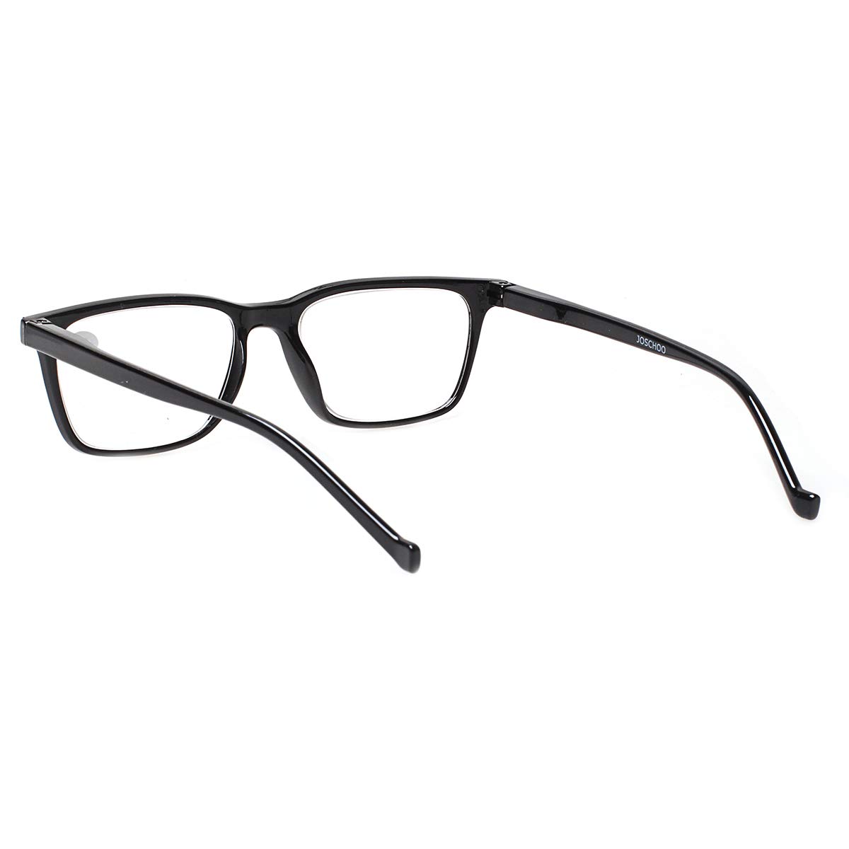 JOSCHOO 5 Pack Reading Glasses for Men & Women - Spring Hinges, Comfortable Lightweight Readers (1.25 Magnification, Black) - Perfect for Reading Books, Crafts & Computer Work