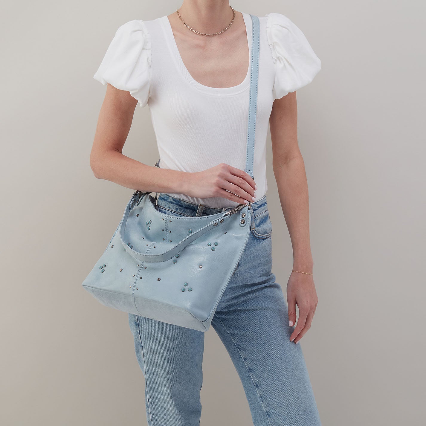 Premium Buffed Leather Pier Shoulder Bag for Women - Stylish & Durable Crossbody Purse - Perfect for Work, Travel & Everyday Use