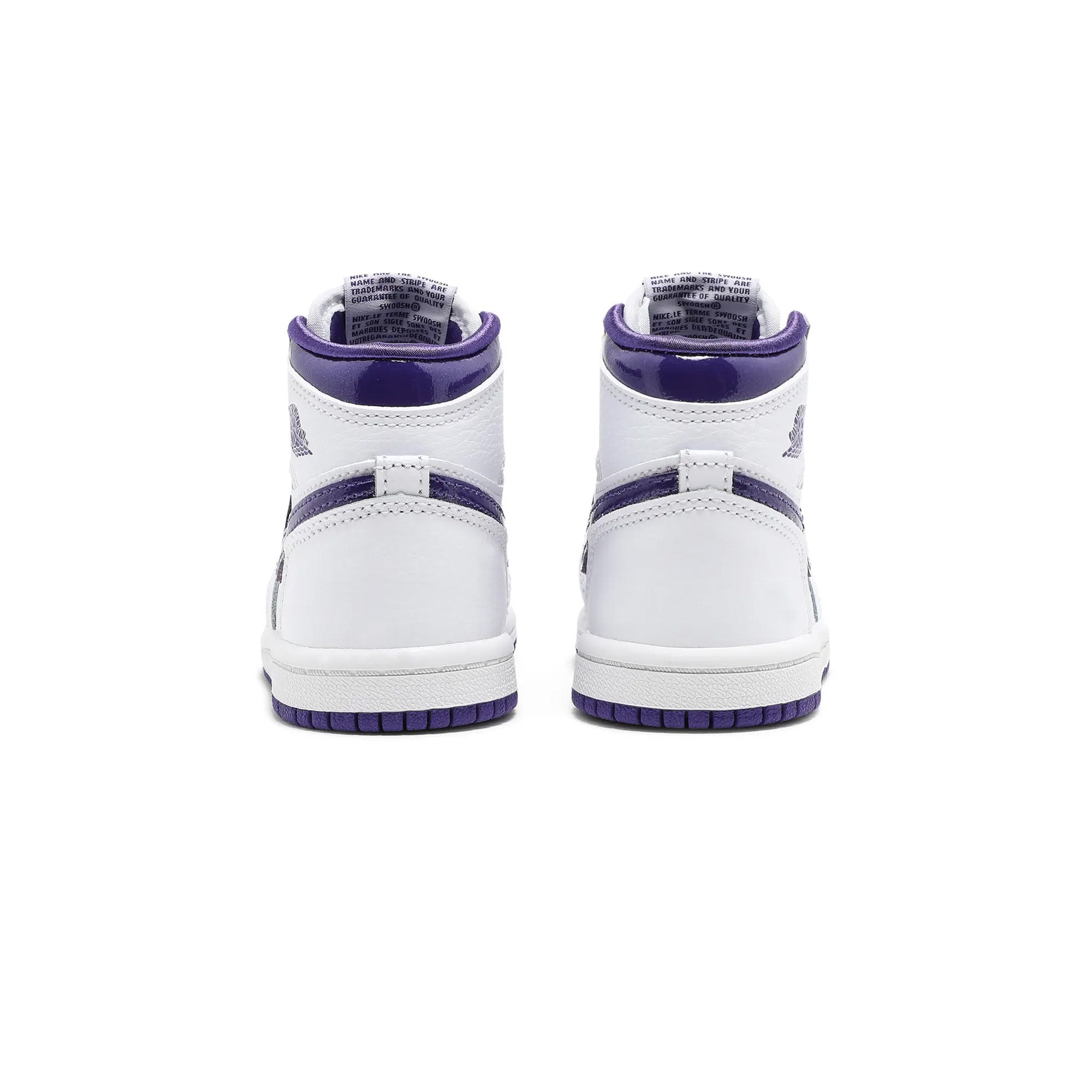 Air Jordan 1 Retro High 'Court Purple' TD Sneakers (2021) - Men's Basketball Shoes for Streetwear & Casual Fashion