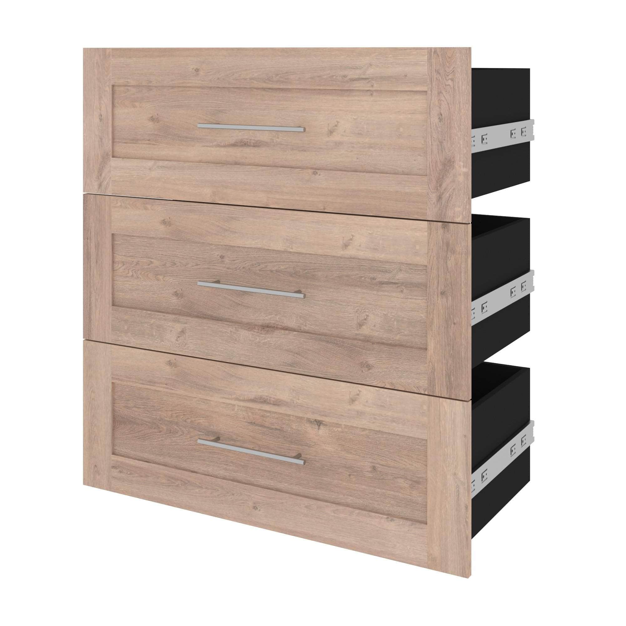3-Drawer Storage Set for PUR 36W Closet Organizer - 6 Color Options | Perfect for Bedroom, Closet & Office Organization