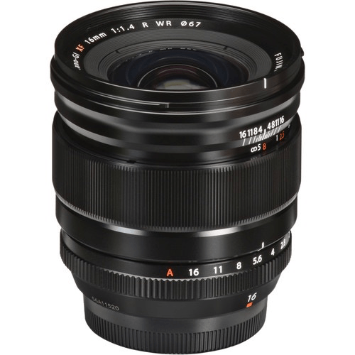 Fujifilm Fujinon XF 16mm f/1.4 R WR Wide Angle Prime Lens for Fujifilm X-Mount Cameras - Perfect for Landscape, Street & Low Light Photography