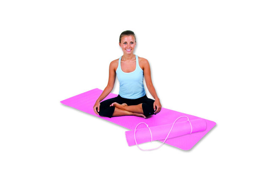 Eco-Friendly Non-Slip Yoga Mat for Women & Men - Extra Thick 5mm Exercise Mat for Home, Gym, Studio - Perfect for Yoga, Pilates, Workouts & Meditation