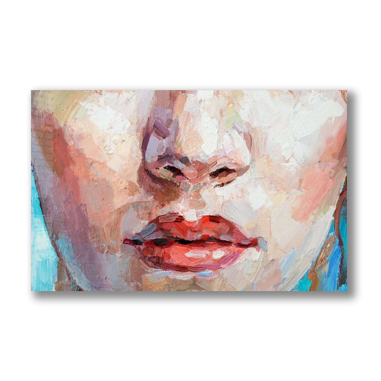 Innocence Painting - Tempered Glass Wall Art Decor for Living Room, Bedroom & Office - Modern Home & Office Wall Decor