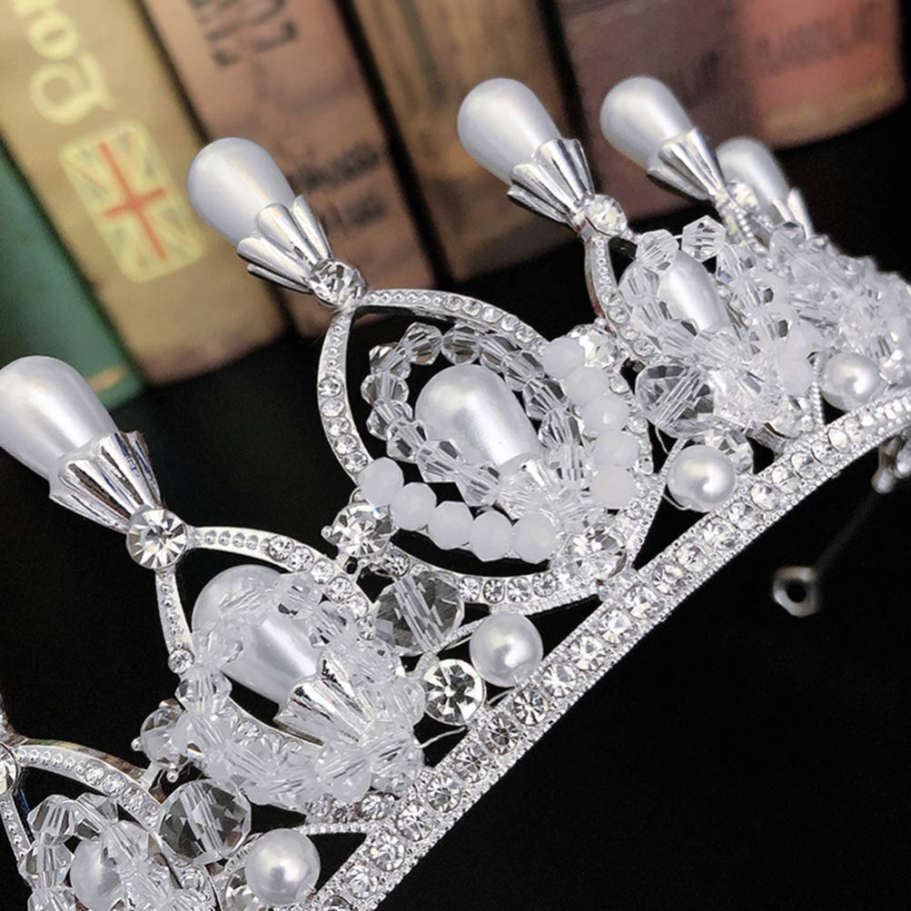 Sparkling Rhinestone Princess Tiara for Women - Elegant Queen Quinceanera Headpiece, Bridal Wedding Crown & Prom Hair Accessories | Perfect for Birthday Parties, Sweet 16, Pageants and Special Occasions