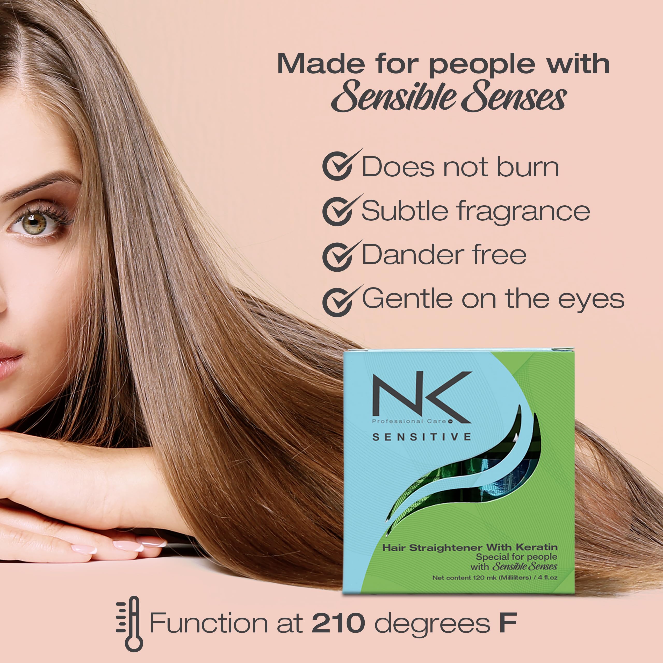 Keratin Hair Straightening Treatment Cream - Vegan, Formaldehyde-Free for Sensitive Scalps (950ml/32oz) - Smooth & Strengthen Multicultural Hair for Salon-Quality Results at Home