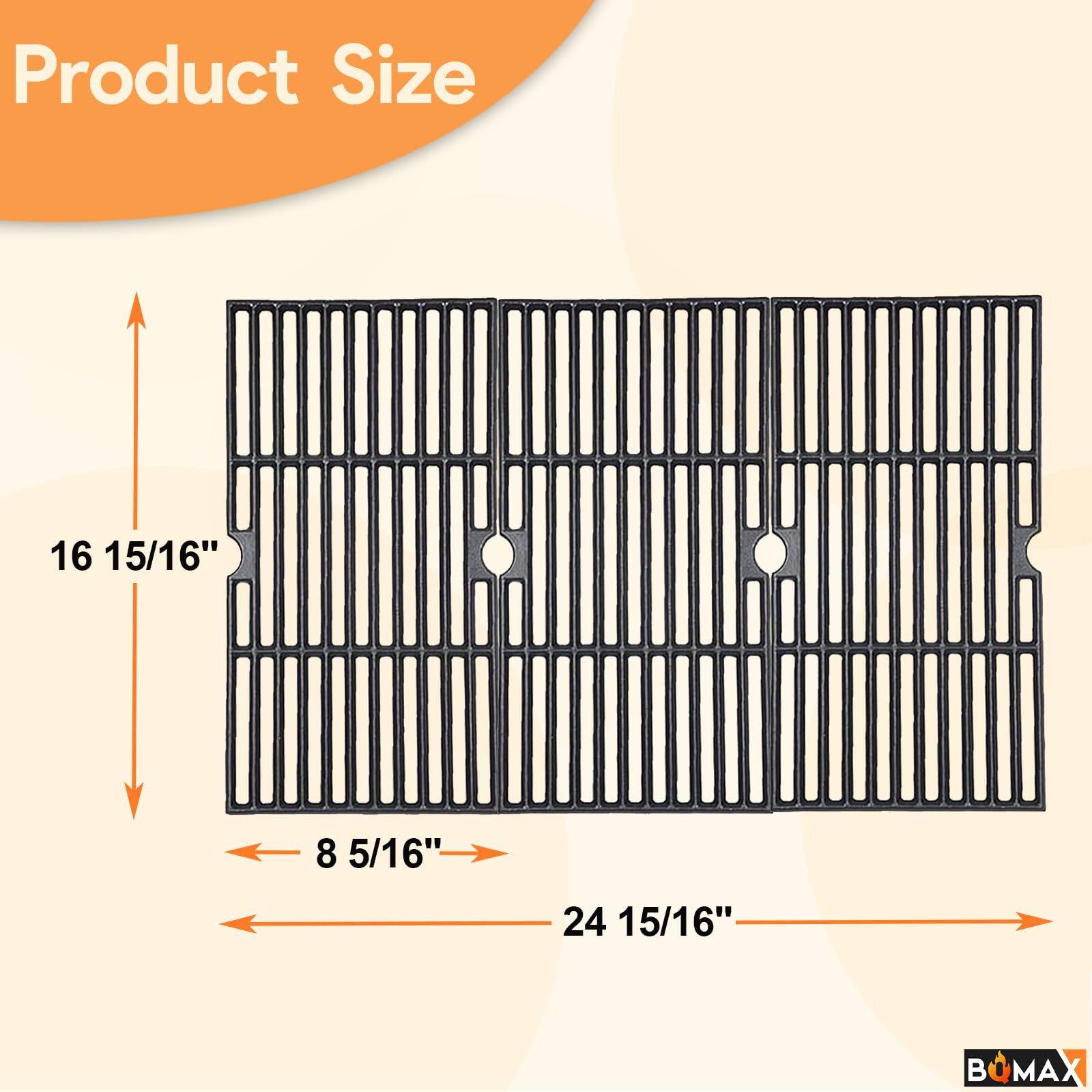BQMAX Grill Replacement Parts Kit Compatible with Charbroil Gas2Coal Hybrid Grill Models 463370516 463370519 463278418 463278419 G421-0001-W1 G553-0002-W1A G466-2500-W1 - Perfect for Gas & Charcoal Grill Repair and Maintenance