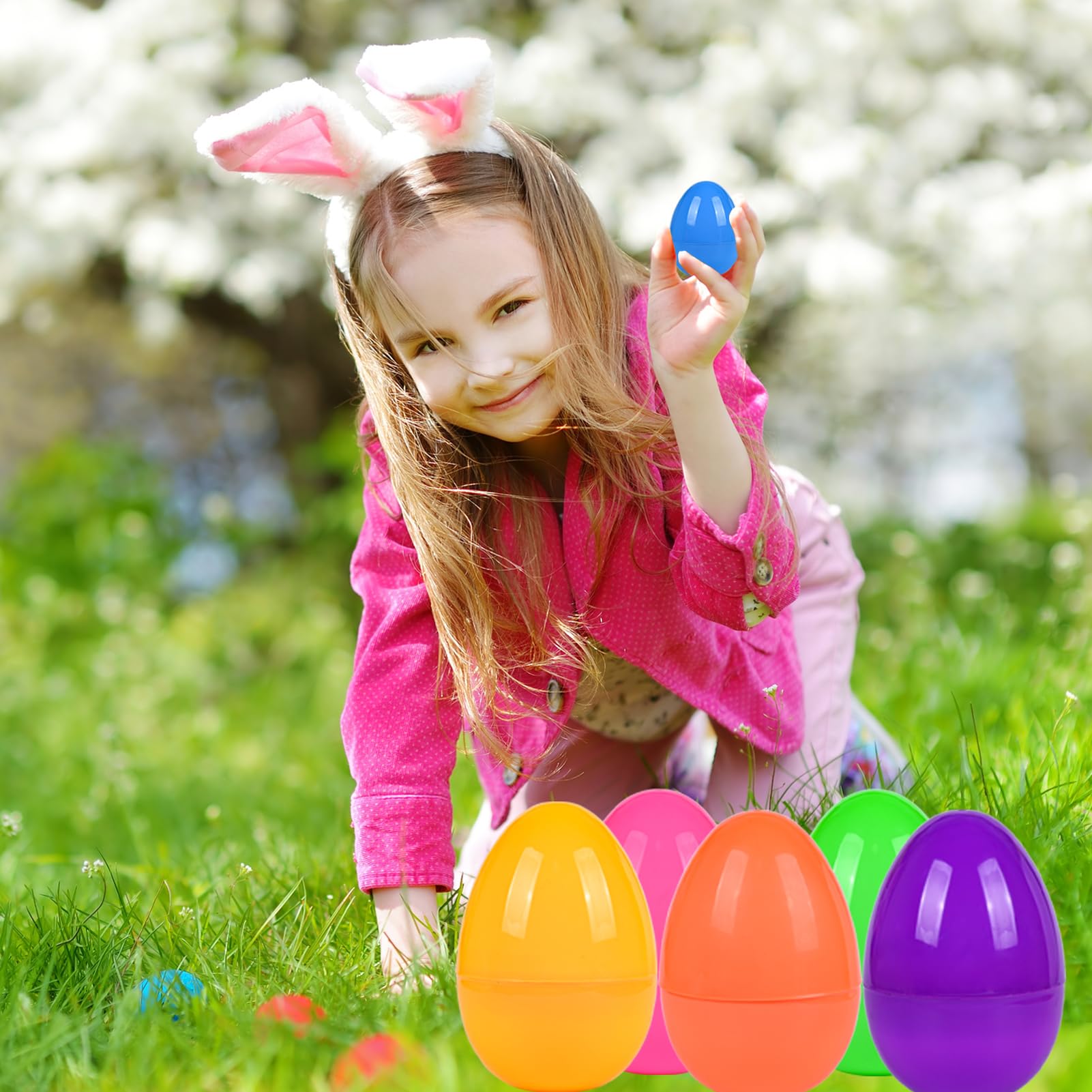 12PCS Large Plastic Easter Eggs - 6