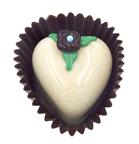 Vanilla with Chocolate Flower