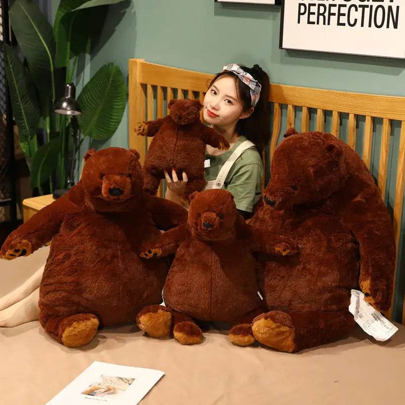 FurryTale Giant Brown Teddy Bear - Extra Large Plush Stuffed Animal for Kids & Adults | Perfect for Cuddling, Gift Giving, Nursery Decor & Bedroom Comfort