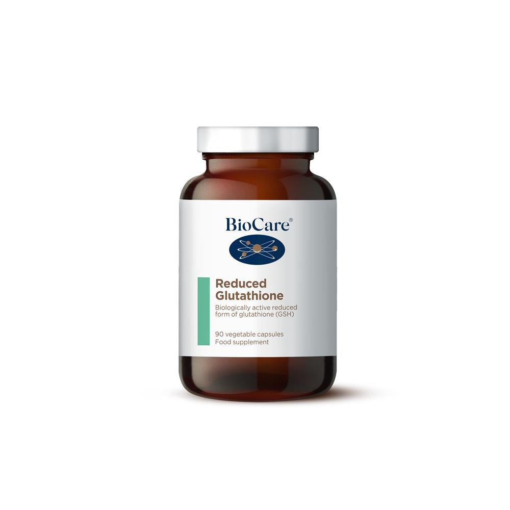BioCare Reduced Glutathione 90 Capsules - Premium Antioxidant Supplement for Detox & Skin Brightening - Supports Liver Health & Immune System - Perfect for Daily Wellness & Anti-Aging Routine