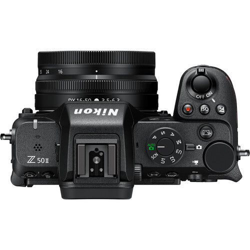 Nikon Z50 II Mirrorless Digital Camera with 16-50mm Lens Kit - Best for Travel, Vlogging & Photography | 4K Video, Compact & Lightweight Design