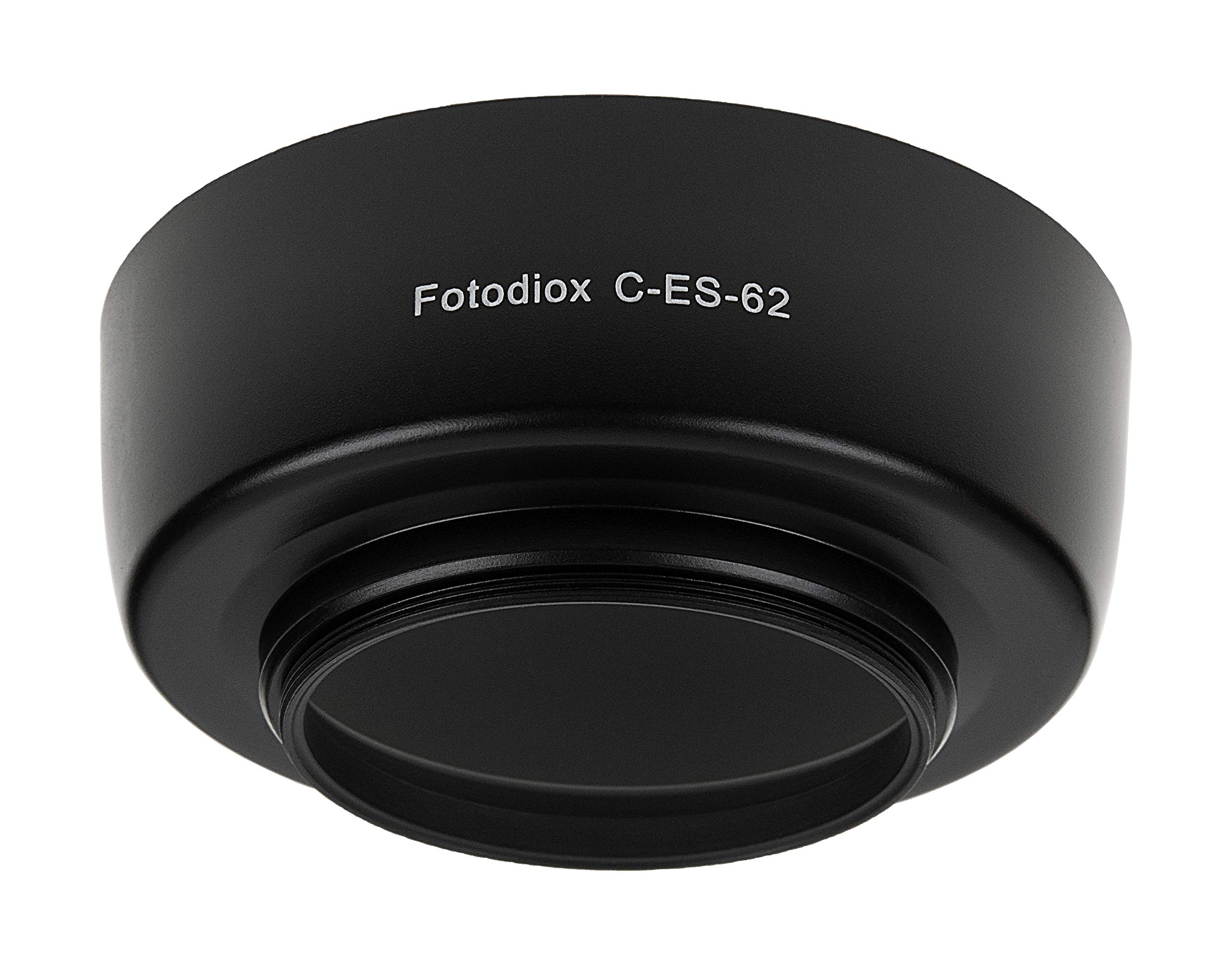 Fotodiox ES-62 Lens Hood for Canon EF 50mm f/1.8 II - Anti-Glare Shield for Outdoor & Studio Photography