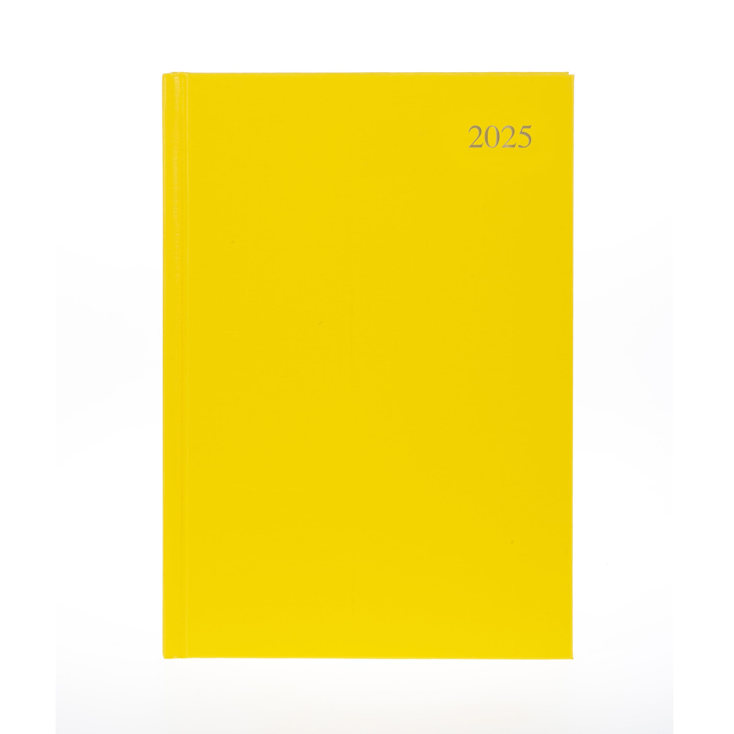Collins Essential 2025 Business Diary - A4 Day-to-Page Planner with Leathergrain Hardback Cover (Yellow, ESSA41.45-25) - Perfect for Office Professionals, Entrepreneurs & Students - Ideal for Scheduling, Meetings & Time Management