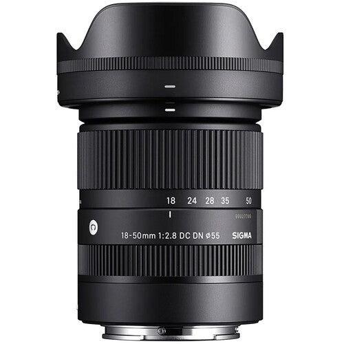 Sigma 18-50mm f/2.8 DC DN Contemporary Lens for Sony E Mount - Compact & Fast Aperture Zoom Lens for Mirrorless Cameras - Perfect for Travel, Portrait & Street Photography