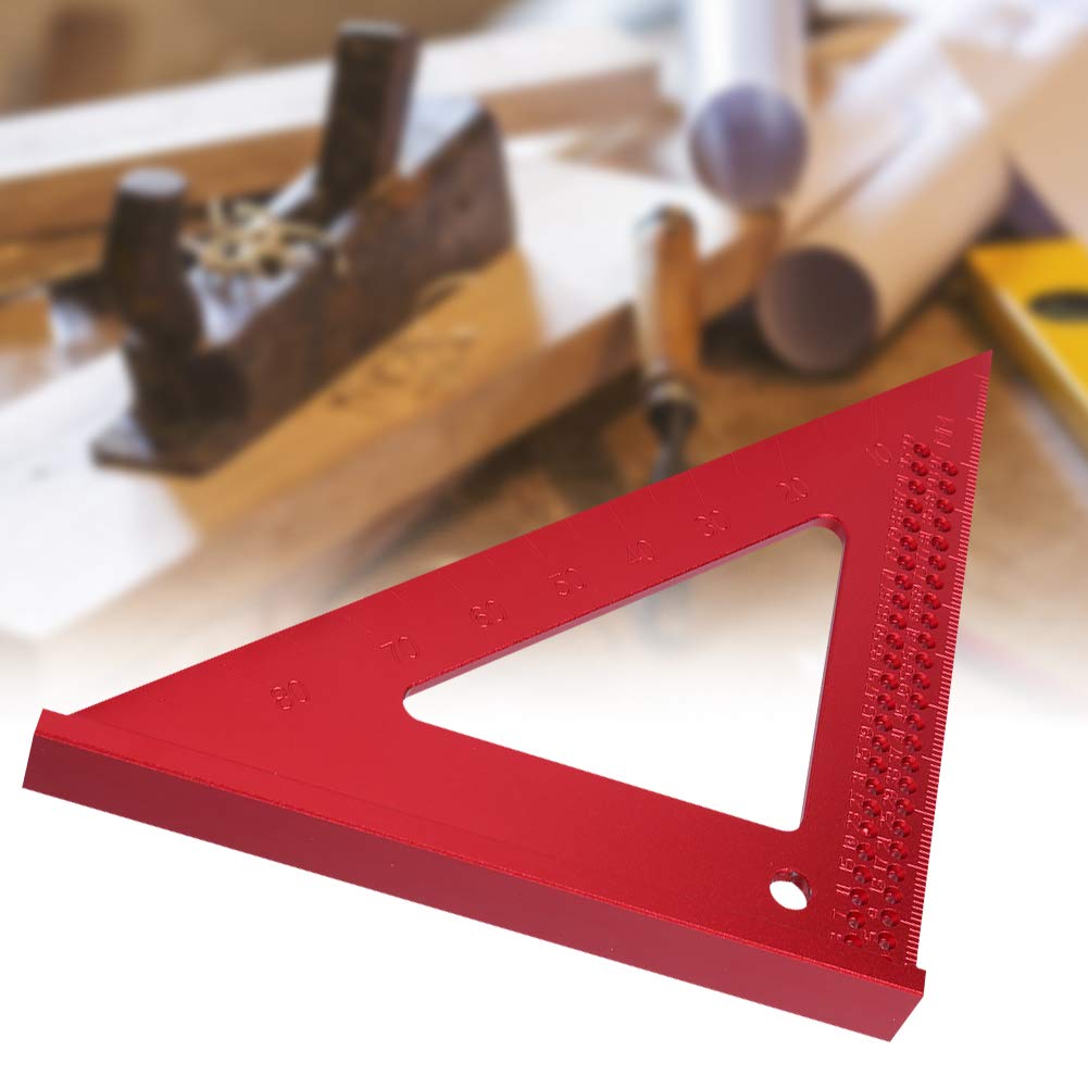 Stainless Steel Scribing Triangle Ruler - Professional Measuring & Layout Tool for Carpenters, Woodworking, Construction - Perfect for DIY Projects, Home Renovation, and Metalworking