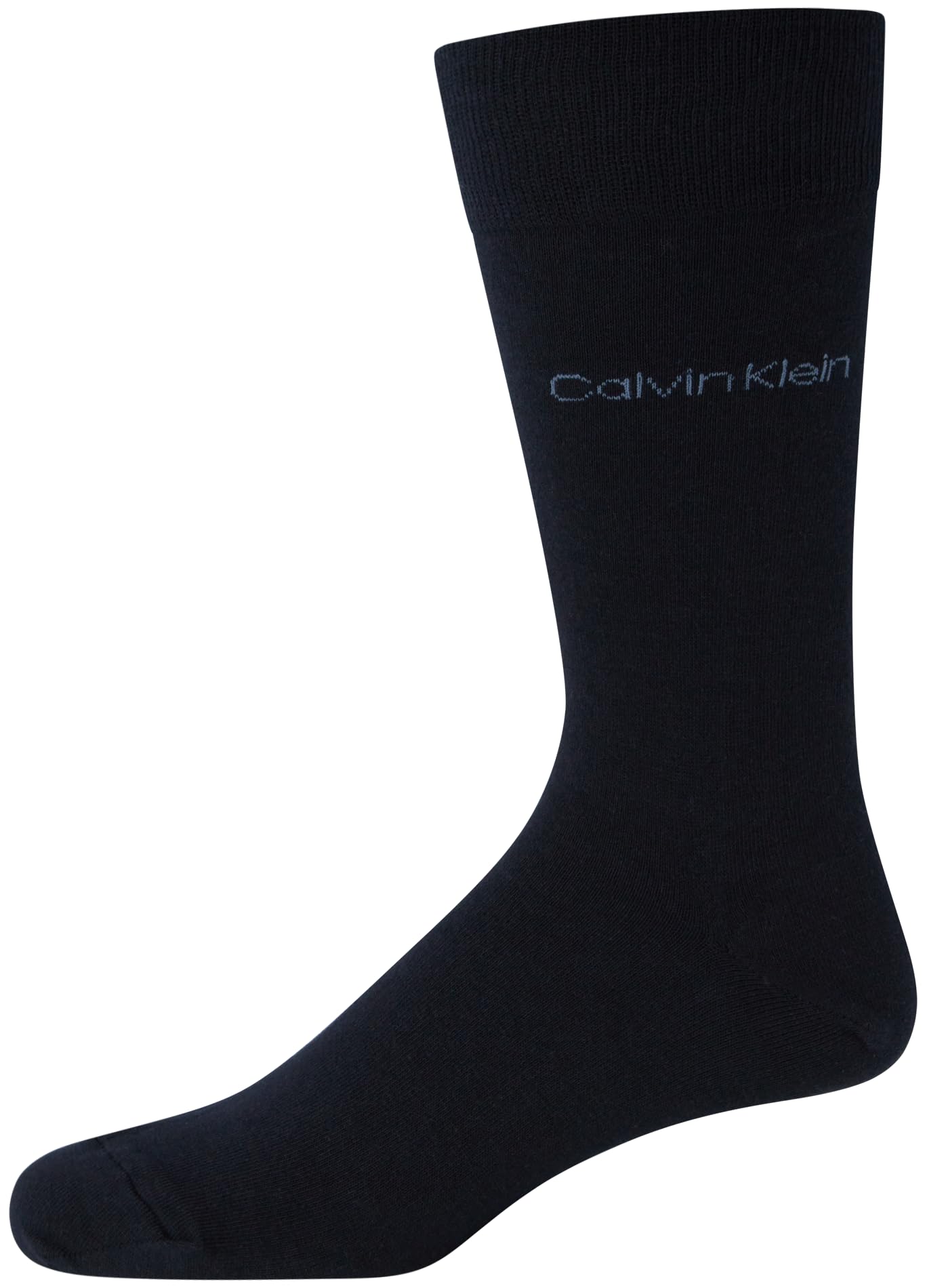 Calvin Klein Men's Dress Socks 6-Pack - Soft Cotton Blend Crew Socks for Business & Formal Wear - Comfortable Pull-On Closure (Sizes 7-12) | Perfect for Office, Weddings & Professional Occasions