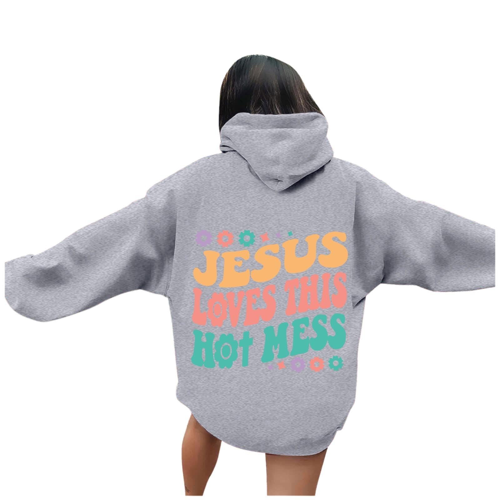 Christian Hoodies for Women - Bible Verse Graphic Oversized Long Sleeve Sweatshirt | Inspirational Faith Apparel for Church, Prayer & Daily Wear