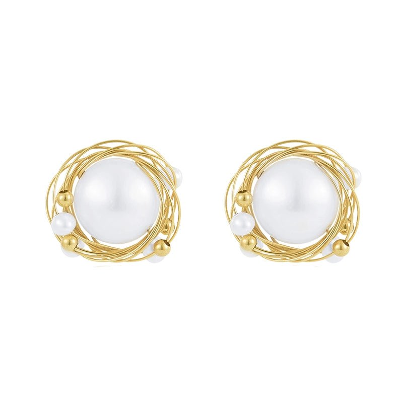 COCOKIM Classic Filigree Series Track Ear Studs Ear Clips - Vintage Inspired Elegant Jewelry for Women, Perfect for Parties, Weddings & Special Occasions