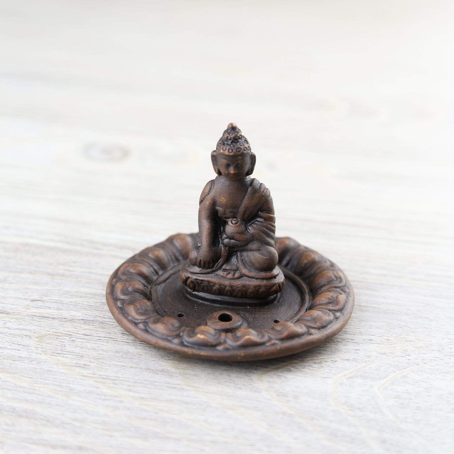 Healing Buddha Incense Burner - Handcrafted Ceramic Aromatherapy Diffuser for Meditation, Yoga & Relaxation | Perfect for Home, Office & Spiritual Spaces