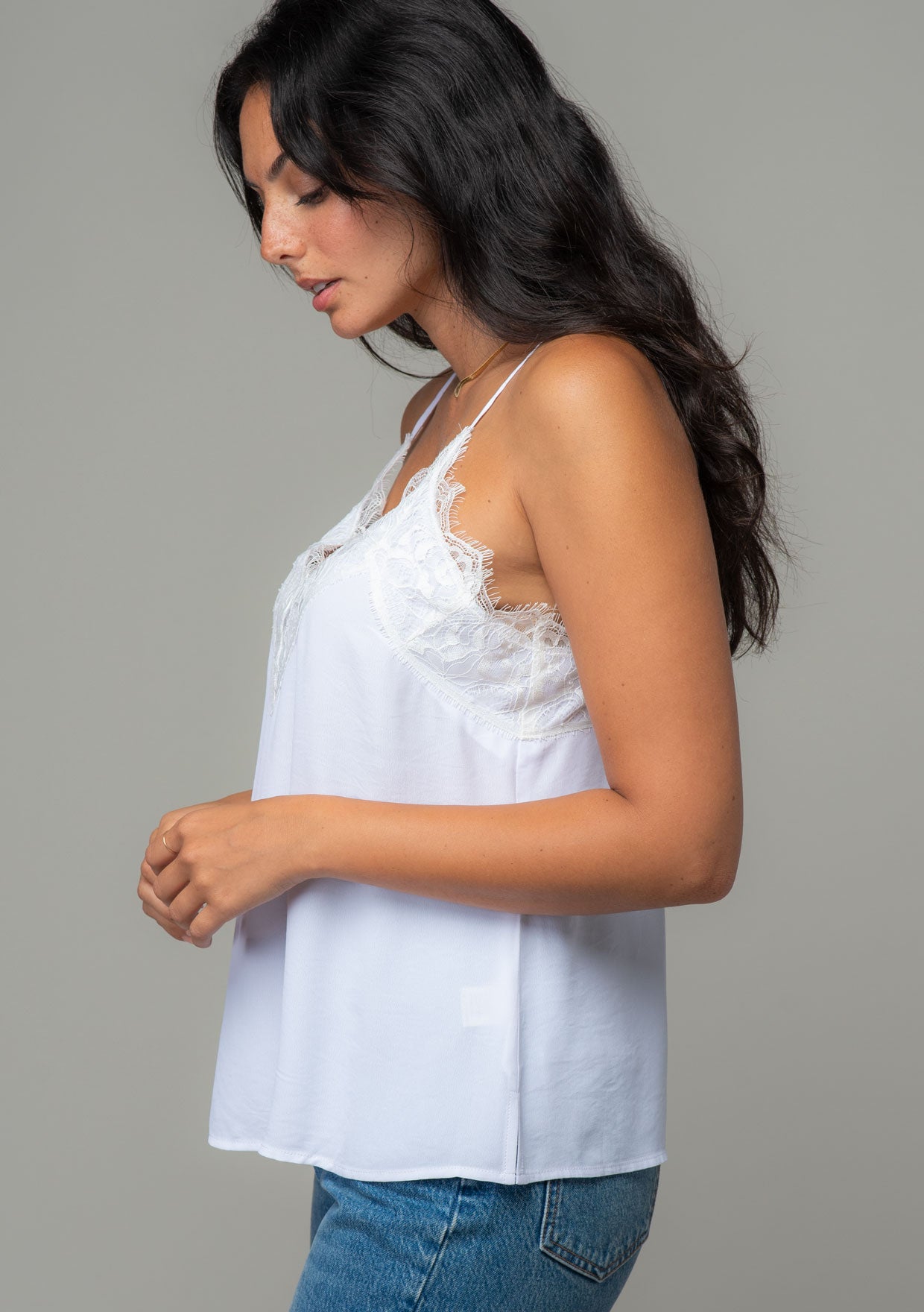 Lace Camisole for Women - Elegant & Comfortable Lingerie Top - Perfect for Layering, Sleepwear, and Casual Outfits