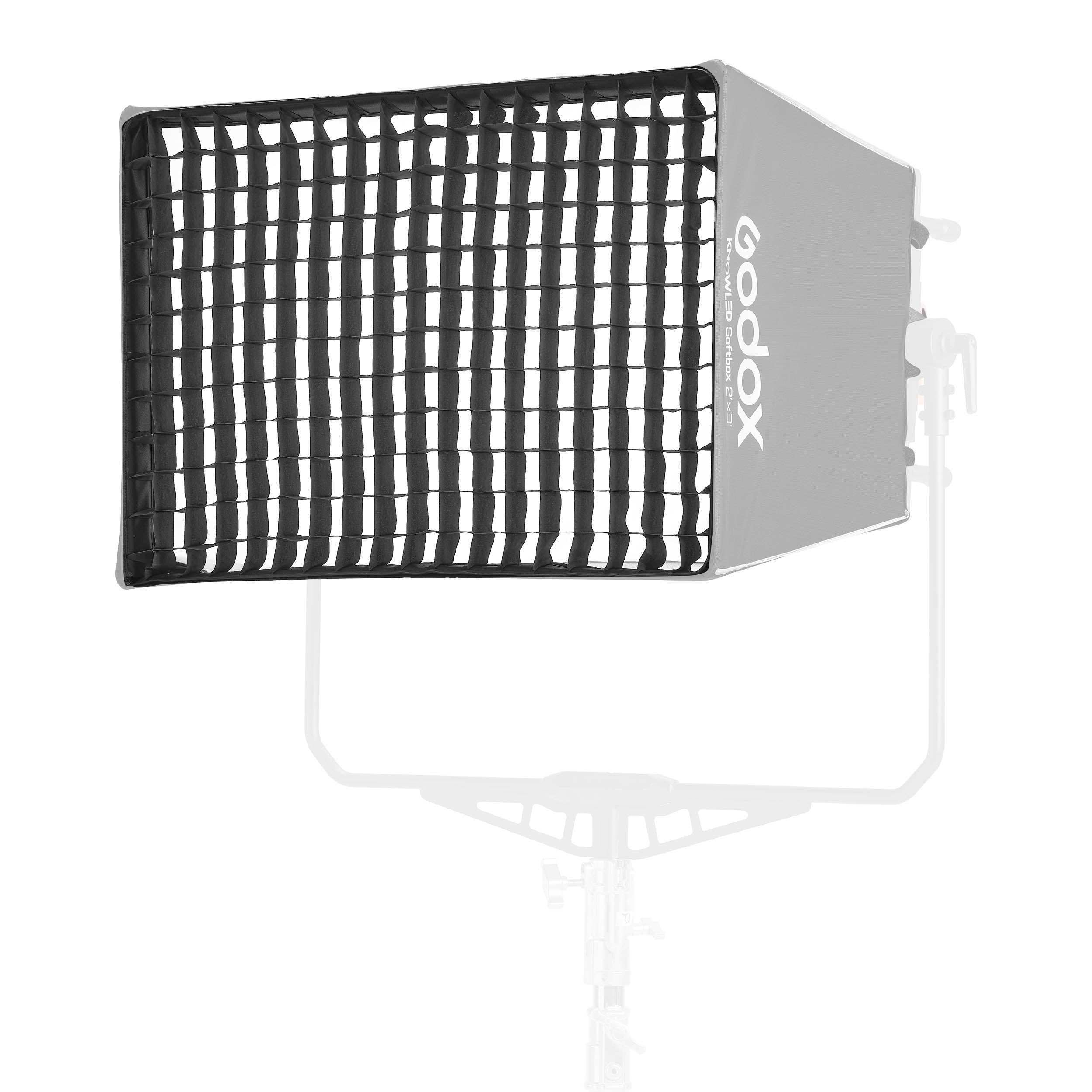 KNOWLED AB02S23G Eggcrate Grid for AB02 Dual Light Bracket - Professional Photography Lighting Accessory - Perfect for Studio, Portrait, and Commercial Photography