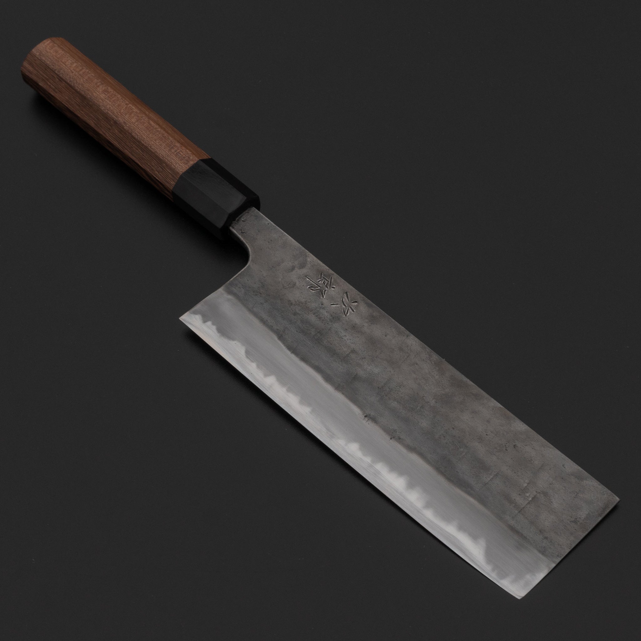 Premium Jiro Tsuchime Wa Nakiri 180mm Japanese Chef Knife - Taihei Tagayasan Handle (#070) - Perfect for Sushi, Vegetables & Precision Cutting