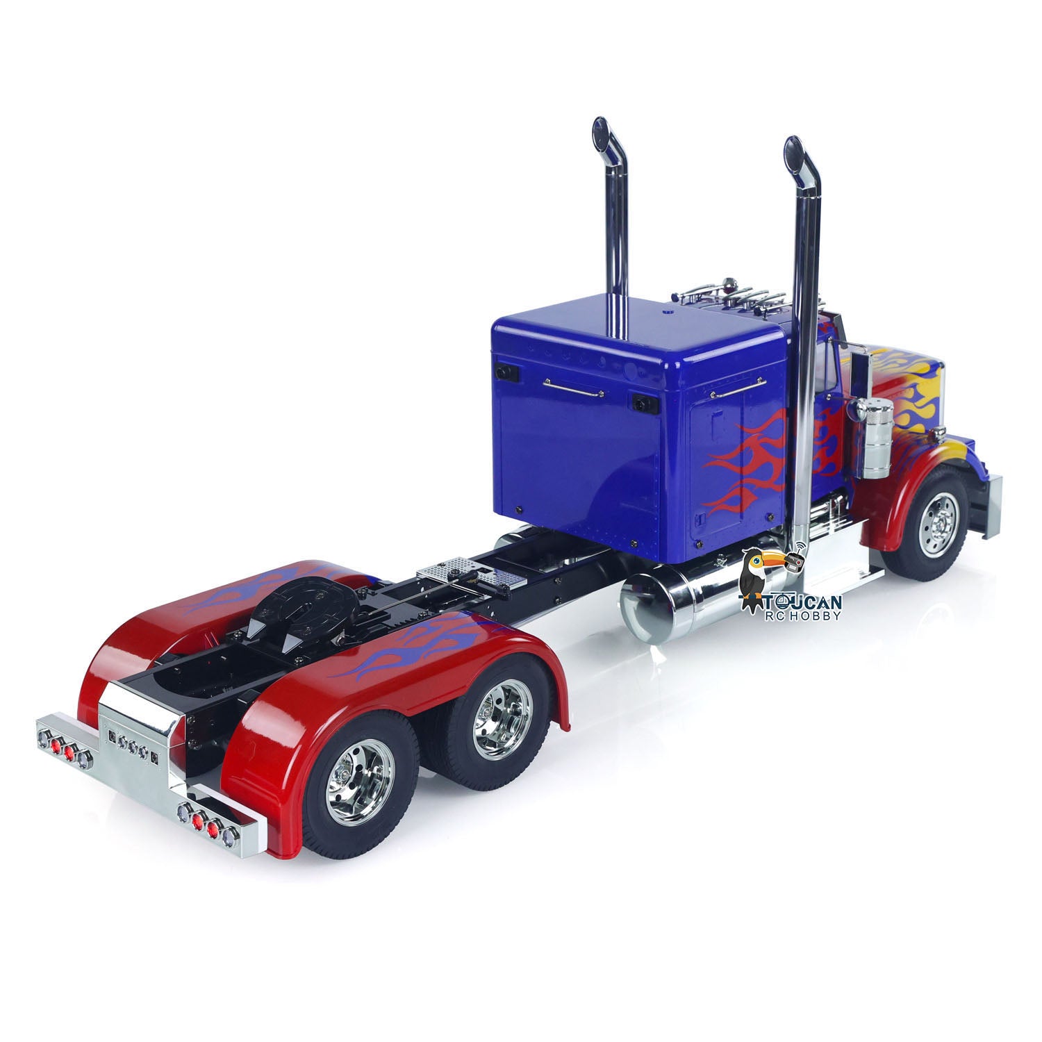 TAMIYA 1/14 Scale 6x4 RC Tractor Truck Model Kit 56344 - Remote Control Car with Assembled Painted Body, LED Lights, ESC, Servo, Smoke Unit & Sound System - Perfect for RC Hobbyists and Truck Enthusiasts