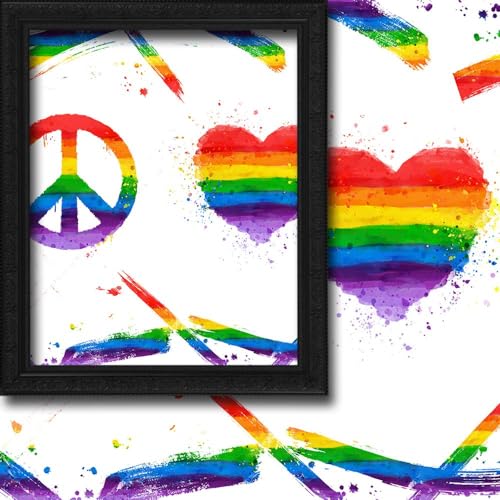 Rainbow Heart Peace