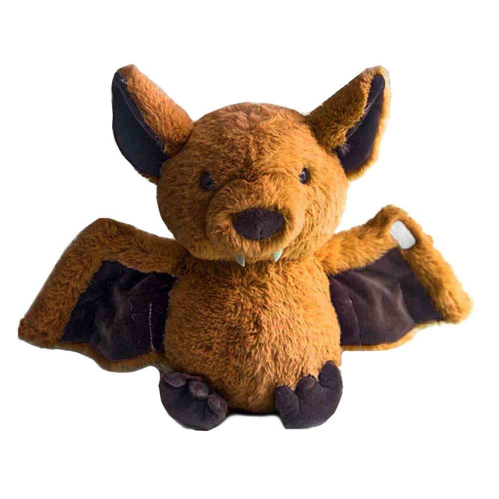 Soft Plush Bat Stuffed Animal - Cute Halloween Toy for Kids (11 Inch, Yellow) | Perfect for Birthday Gifts, Room Decor & Halloween Party Favors