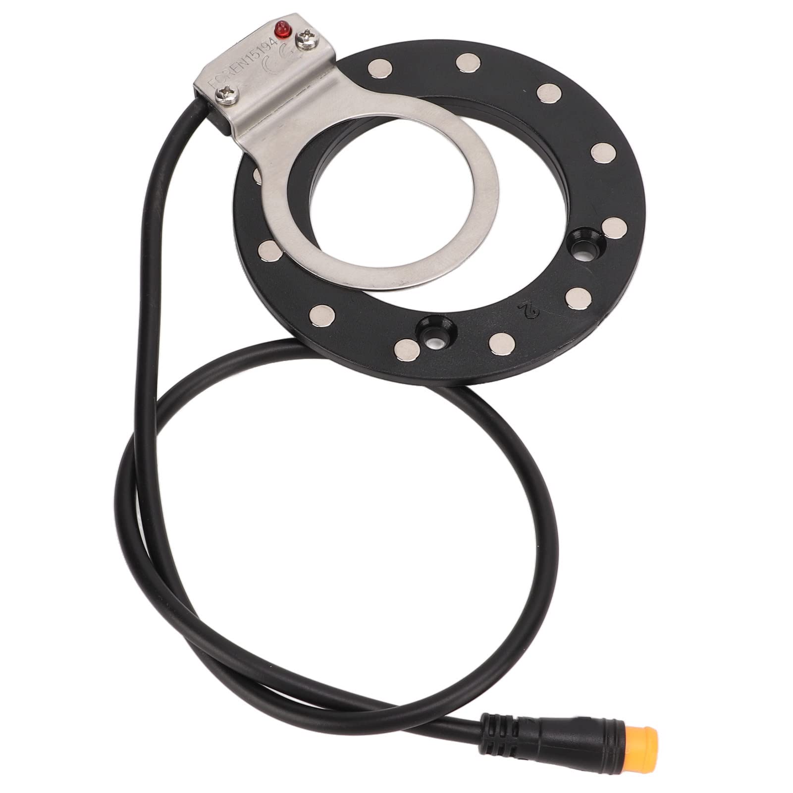 High Sensitivity 12-Magnet Right Dual Hall Sensor Electric Bike Pedal Assist Sensor - Big Hole Design for E-Bike Conversion Kits (Perfect for DIY Electric Bicycle Upgrades & Commuting)