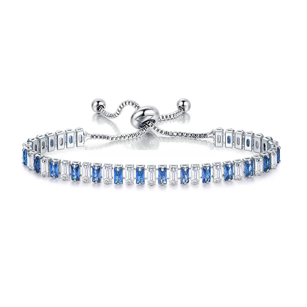 Premium Crystal Tennis Bracelet - Elegant & Sparkling Jewelry for Women | Perfect for Weddings, Parties & Special Occasions