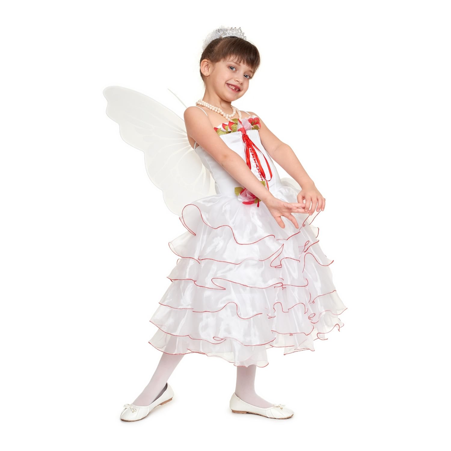 DOOVID Toddler Girls Dance Tights - Ballet Elastic Footed Stockings for School Uniform & Performance - Soft Stretchy Leggings for Ballet Class, Recital, and Dance Practice