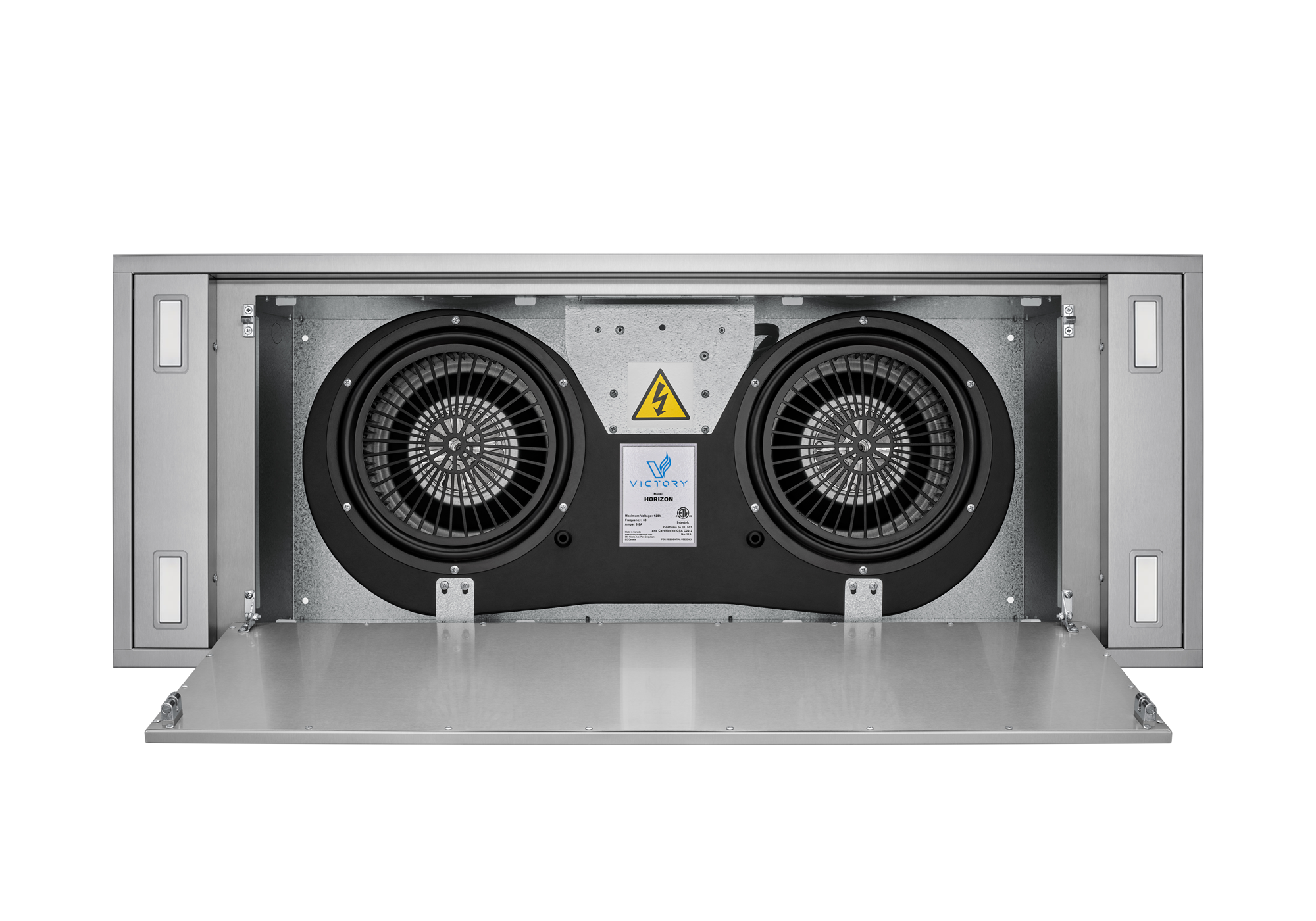 Victory Horizon Stainless Steel Flush Mount Ceiling Range Hood - 30