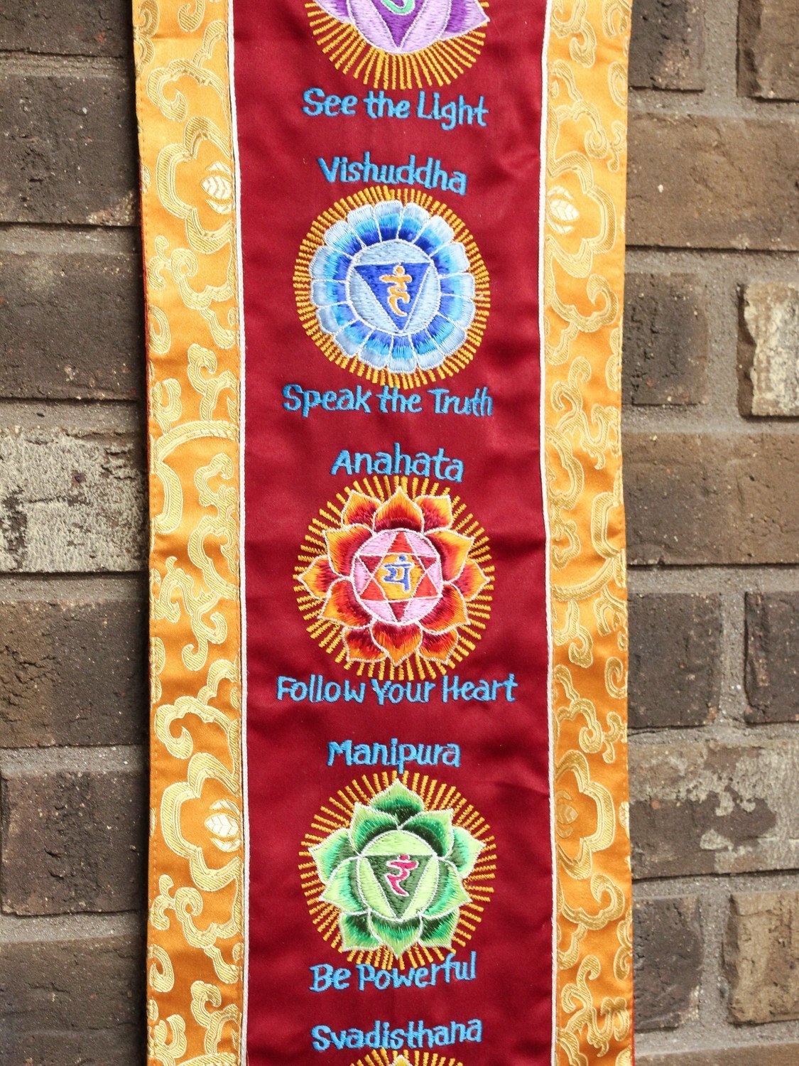 7 Chakras Yoga Wall Hanging Decor - Spiritual Meditation Tapestry for Home, Studio & Sacred Space