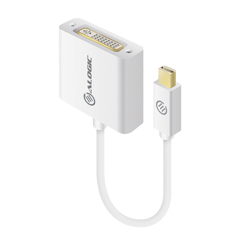 Premium Mini DisplayPort to DVI Adapter - 15cm High-Speed Cable for MacBook, iMac, PC - Ideal for Home Office, Gaming & Multimedia Displays