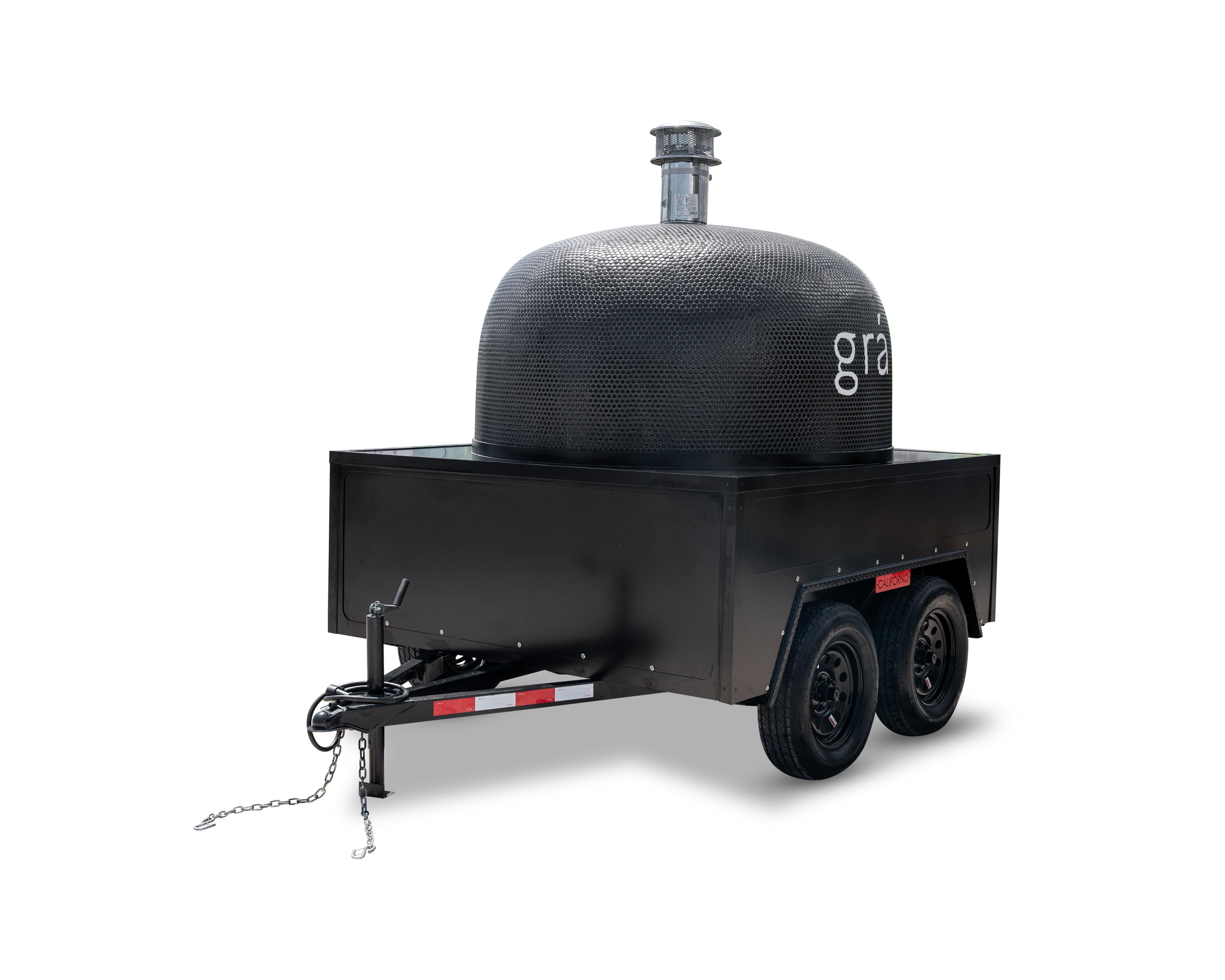 Contempo Pizza Oven Trailer - Portable Wood Fired Pizza Cart for Outdoor Catering, Events & Mobile Pizza Business | Perfect for Parties, Food Trucks & Street Vendors