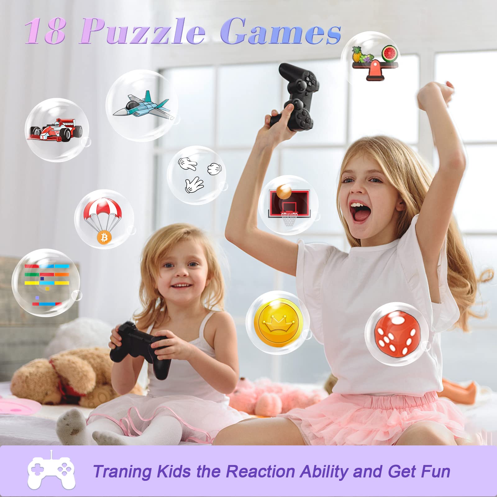 Smart Watch for Kids 4-10 Years Old - Waterproof Touchscreen GPS Tracker with Dual Camera, 18 Games, Music Player & Alarm Clock | Perfect Birthday Gift for Boys & Girls | School, Outdoor Play & Safety Tracking
