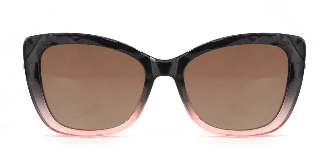 Playful Patterned Clip-on Sunglasses 7753 - Trendy UV Protection Eyewear for Outdoor Activities, Driving, and Fashion Accessories