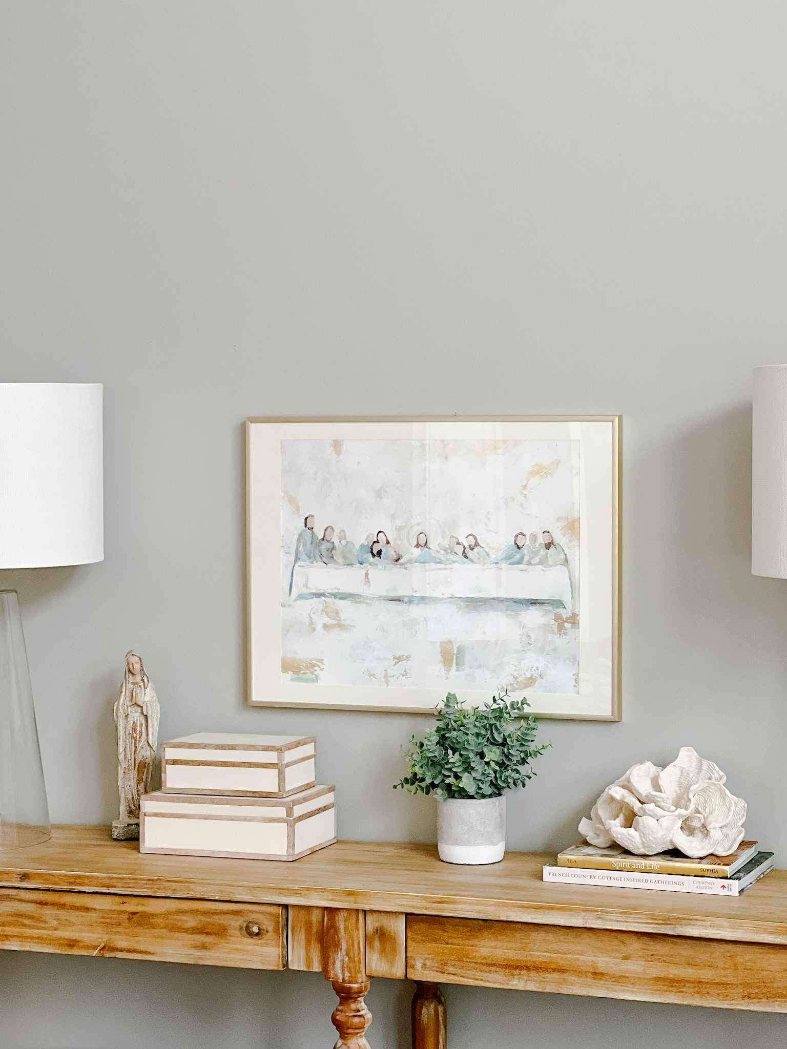 The Last Supper Wall Art Print - High Quality Jesus Christ Religious Painting for Home Decor, Church, and Office - Perfect for Living Room, Bedroom, and Gifts