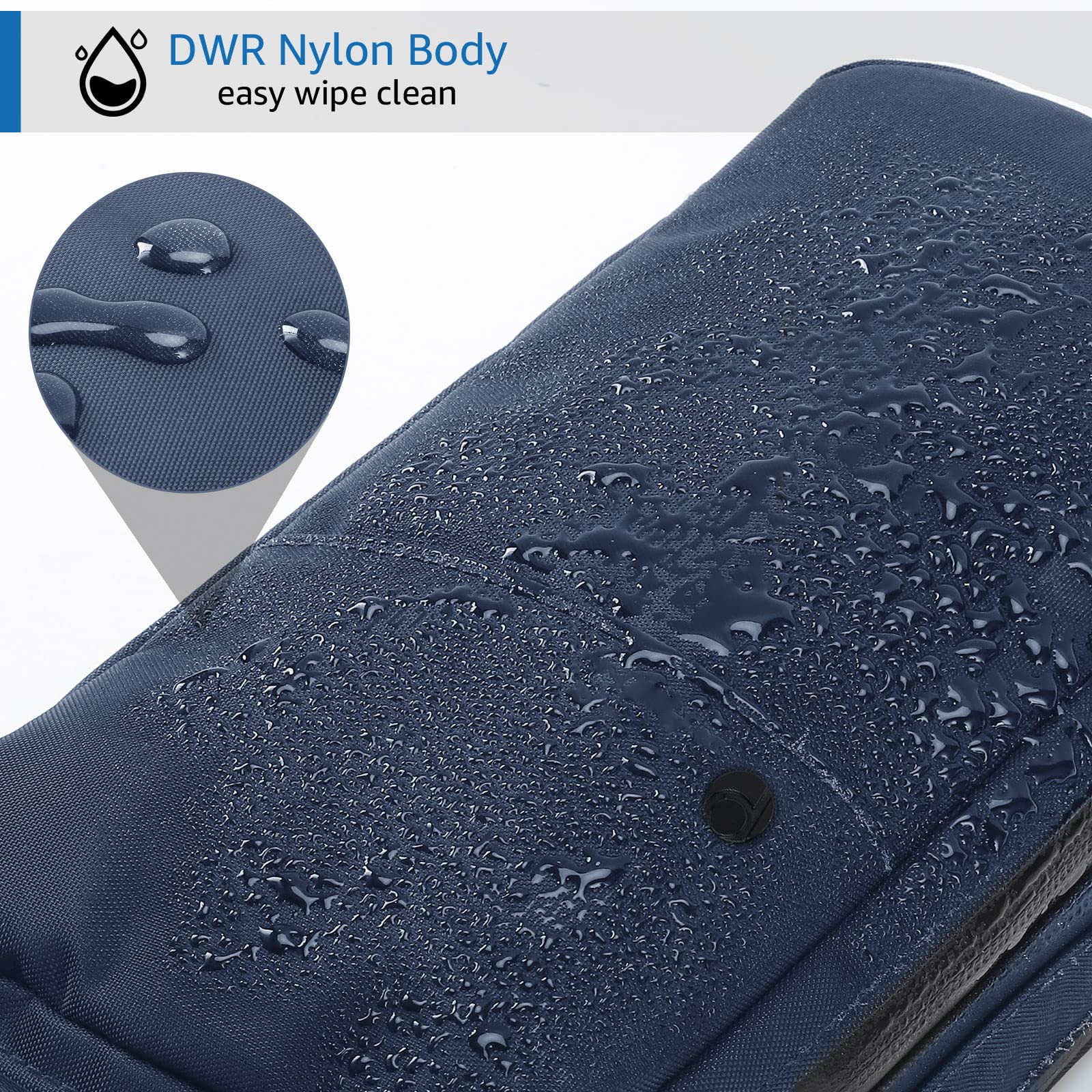 Purevave Compact Waterproof Travel Toiletry Bag for Men - Hanging Wash Pouch for Camping & Gym