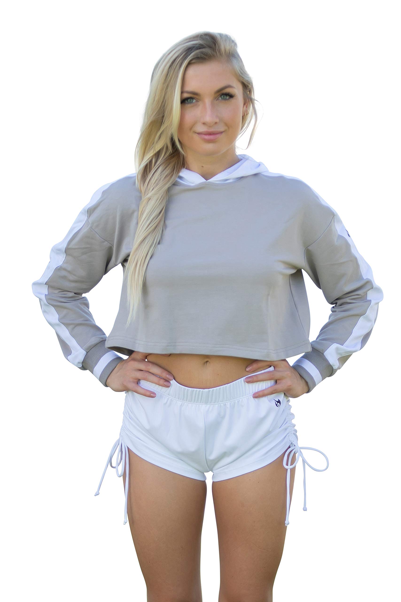 Werk Dancewear String Shorts - Stretchy High Waist Dance Shorts for Women | Perfect for Ballet, Jazz, Contemporary & Yoga | Comfortable Activewear for Dance Class & Performance