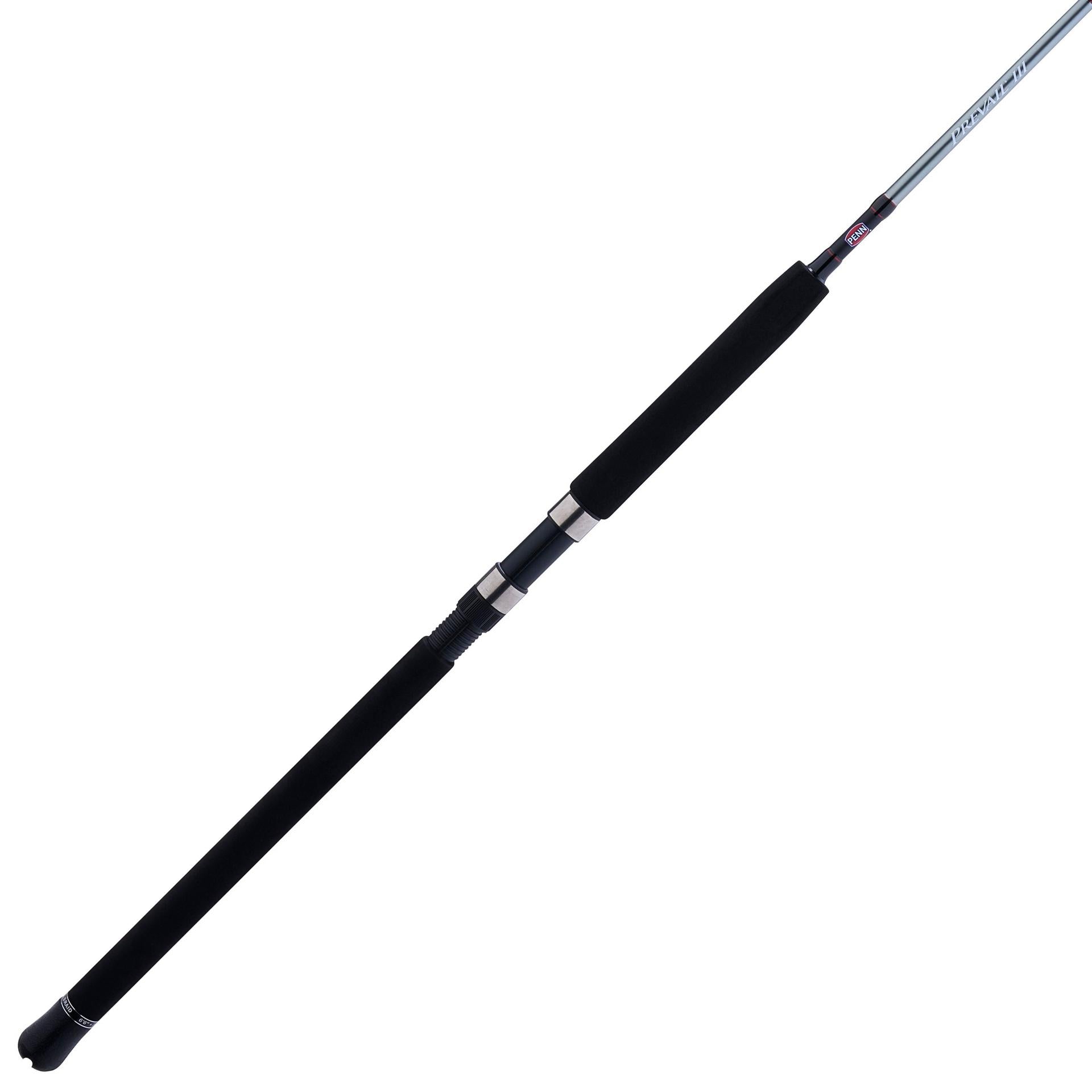 Prevail® III Spinning Boat Fishing Rod - Saltwater & Freshwater Fishing Rod for Offshore & Inshore Angling - Perfect for Deep Sea, Pier, and Kayak Fishing