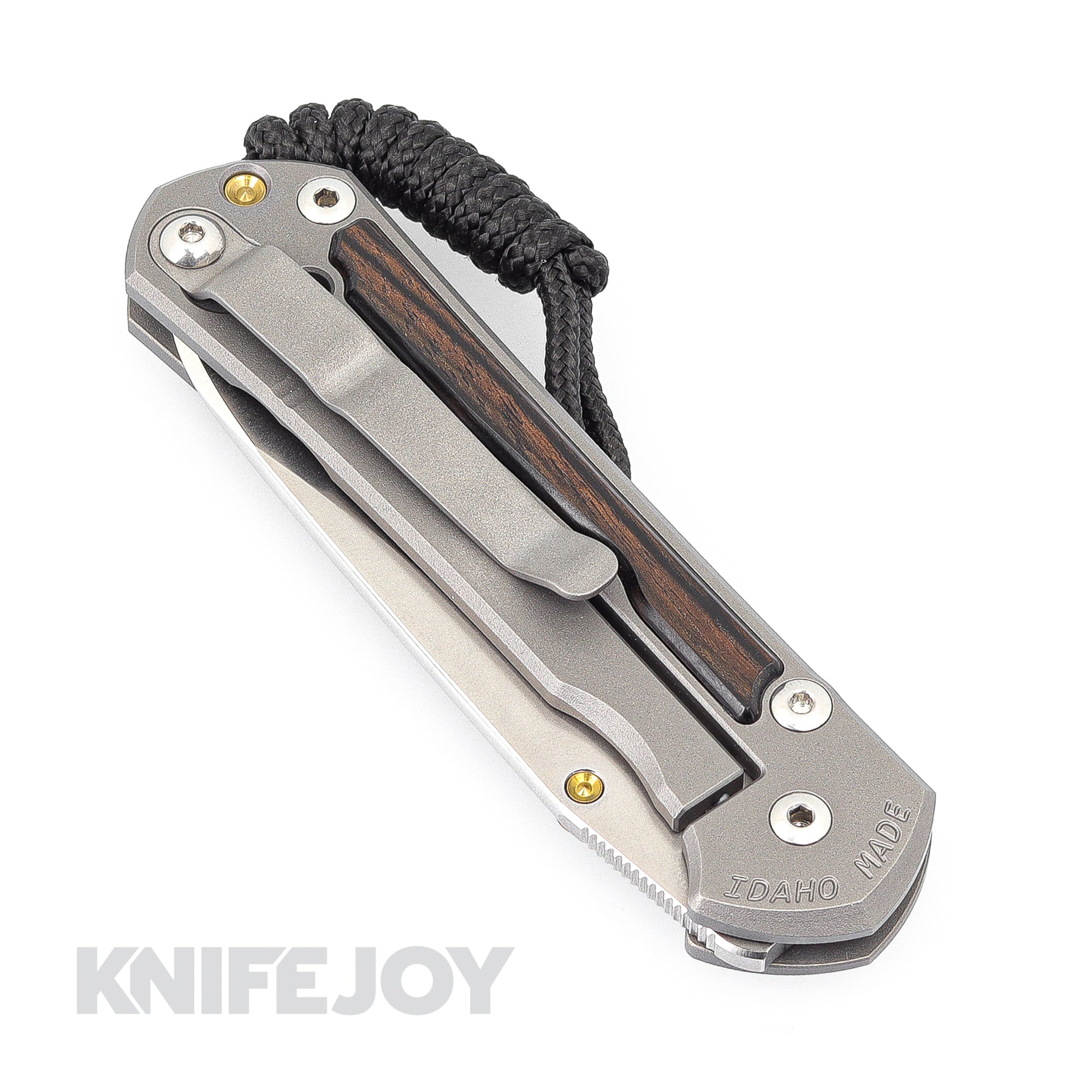 Chris Reeve Knives Small Sebenza 31 Plain Insingo Blade with Macassar Ebony Inlay Handles - Premium EDC Folding Pocket Knife for Outdoor, Camping & Everyday Carry