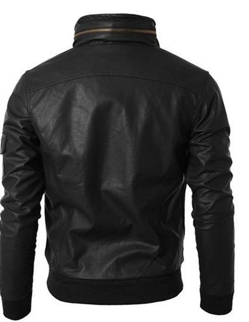 Premium Men's Black Biker Leather Jacket - Genuine Leather Motorcycle Jacket for Men - Stylish & Durable Riding Jacket - Perfect for Motorcycle Riders, Bikers & Fashion Enthusiasts