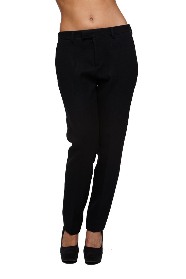 Roberto Cavalli Women's Black Dress Pants Size 40 - Elegant Formal Trousers for Office, Business & Evening Wear